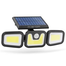 LED Solarni reflektor s senzorjem 3xLED/3,3W/5V IP65