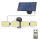 LED Solarni reflektor s senzorjem 4xLED/2,5W/6V IP65 + Daljinski upravljalnik