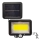 LED Solarni reflektor s senzorjem DUO LED/1W/3,7V IP44