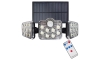 LED Solarni reflektor s senzorjem gibanja in mraka LED/20W/3,7V 1200 mAh IP44 + Daljinski upravljalnik