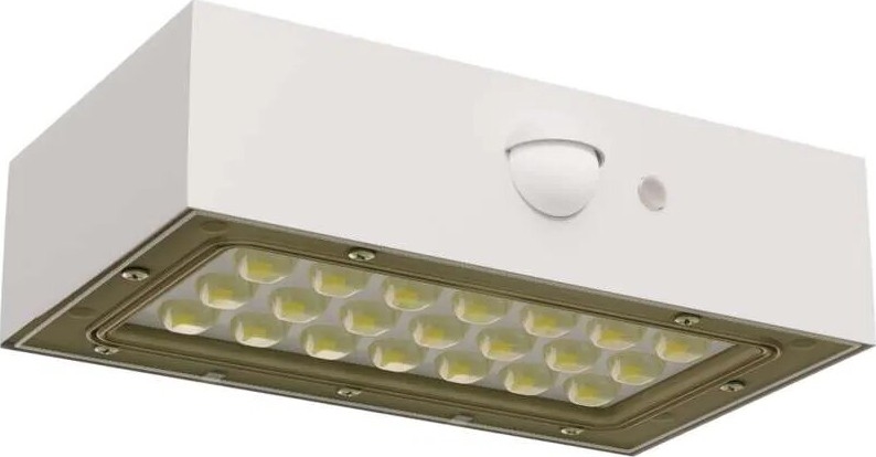 LED Solarni reflektor s senzorjem gibanja LED/3,7V 1200mAh 4000K IP65 bela