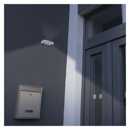LED Solarni reflektor s senzorjem gibanja LED/3,7V 1200mAh 4000K IP65 bela