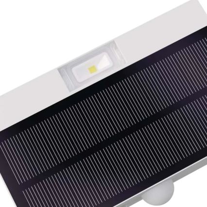 LED Solarni reflektor s senzorjem gibanja LED/3,7V 1200mAh 4000K IP65 bela