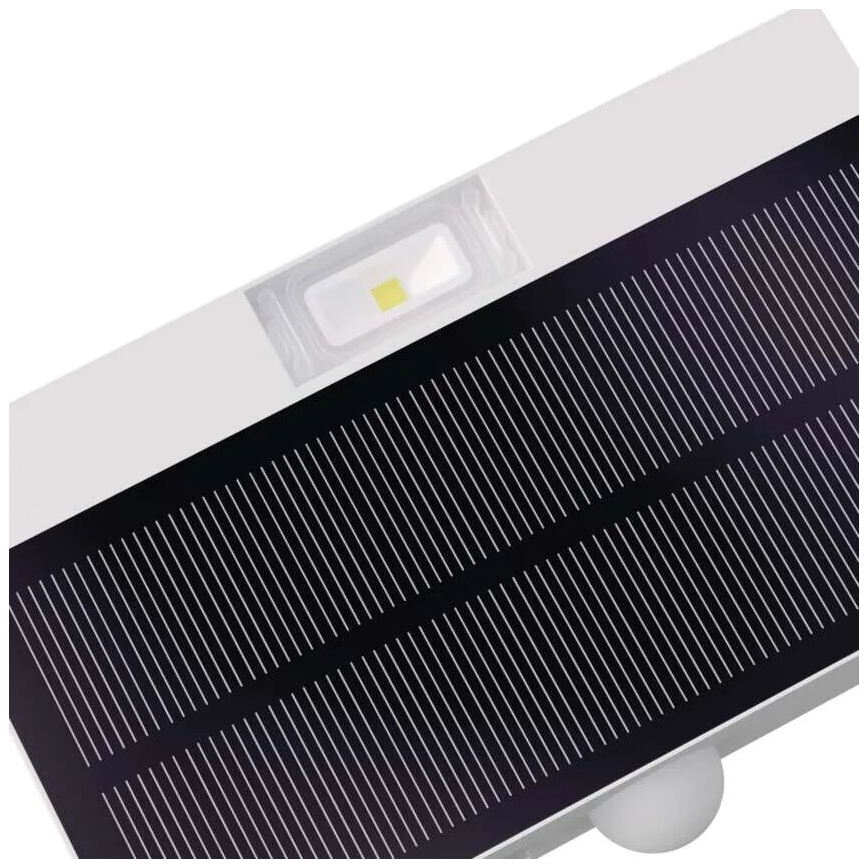 LED Solarni reflektor s senzorjem gibanja LED/3,7V 1200mAh 4000K IP65 bela