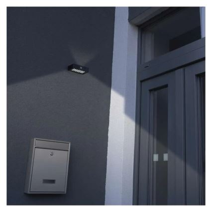 LED Solarni reflektor s senzorjem gibanja LED/3,7V 1200mAh 4000K IP65 črna