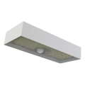 LED Solarni reflektor s senzorjem gibanja LED/3,7V 3000mAh 4000K IP65 bela