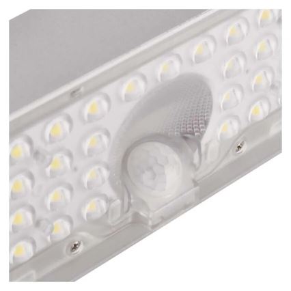 LED Solarni reflektor s senzorjem gibanja LED/3,7V 3000mAh 4000K IP65 bela