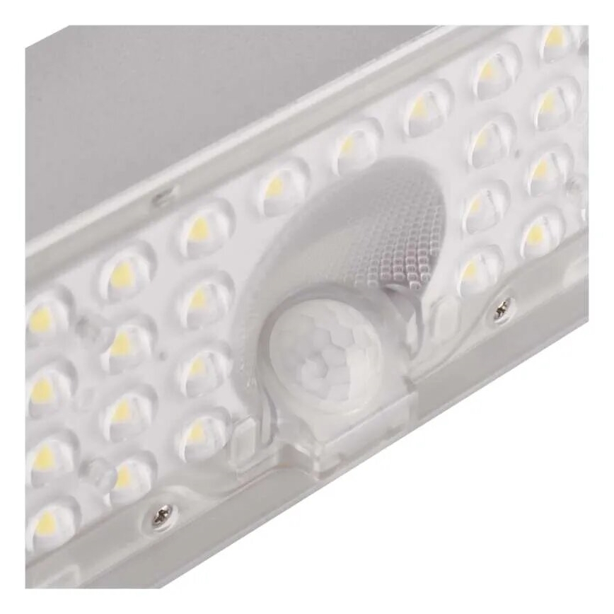 LED Solarni reflektor s senzorjem gibanja LED/3,7V 3000mAh 4000K IP65 bela