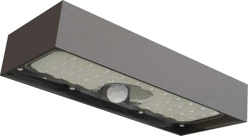 LED Solarni reflektor s senzorjem gibanja LED/3,7V 3000mAh 4000K IP65 črna