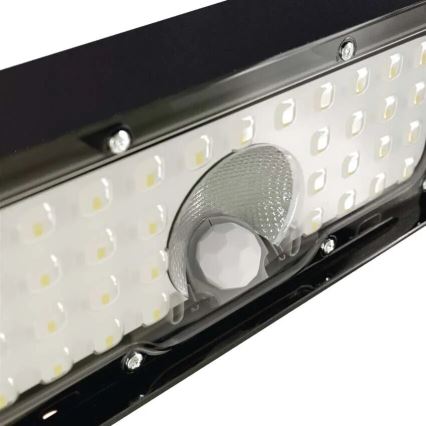 LED Solarni reflektor s senzorjem gibanja LED/3,7V 3000mAh 4000K IP65 črna