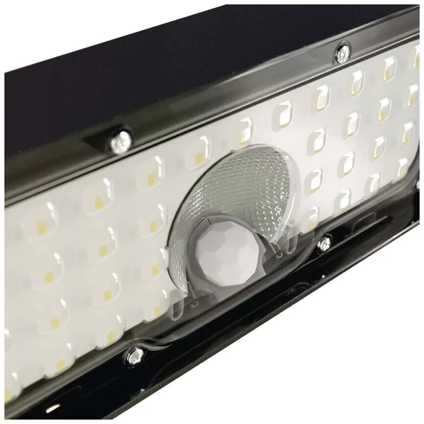LED Solarni reflektor s senzorjem gibanja LED/3,7V 3000mAh 4000K IP65 črna