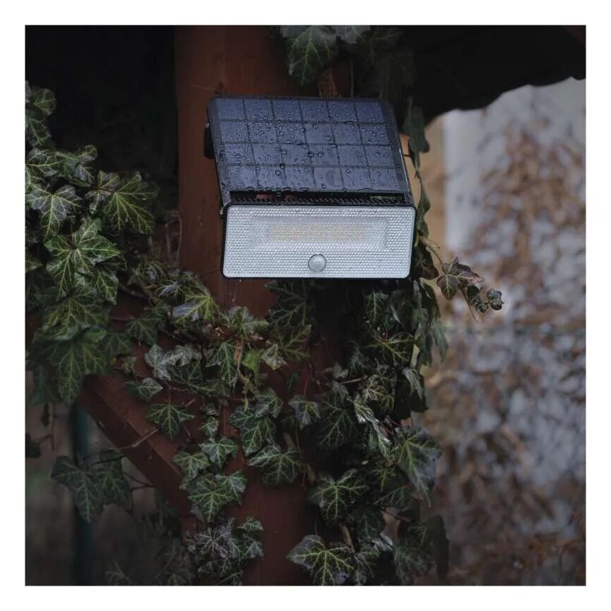 LED Solarni reflektor s senzorjem gibanja LED/3,7V 3600mAh 4000K IP54