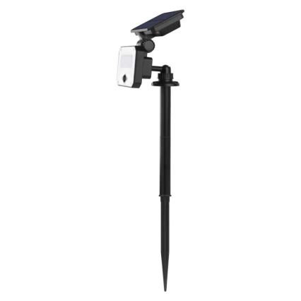 LED Solarni reflektor s senzorjem gibanja SPILO LED/3,7V 3600mAh 4000K IP54 + Daljinski upravljalnik