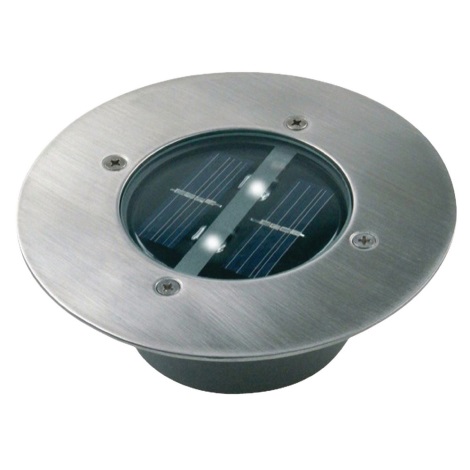 LED Solarni reflektor s senzorjem LED/0,12W/2xAAA IP67 nerjaveče obroč