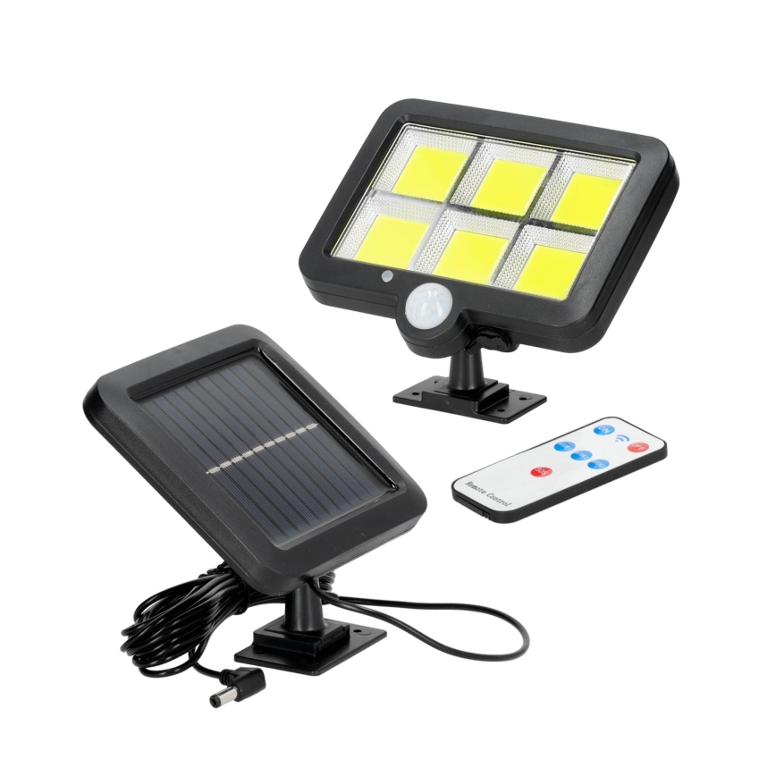 LED Solarni reflektor s senzorjem LED/1,5W/3,7V 6000K IP44 1200 mAh