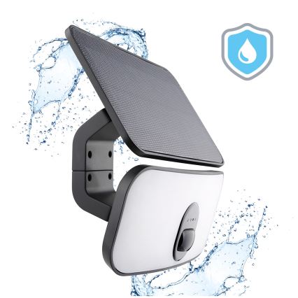 LED Solarni reflektor s senzorjem LED/13W/3,7V IP65 4000K 4000 mAh