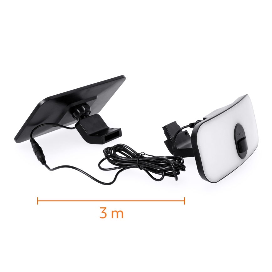 LED Solarni reflektor s senzorjem LED/13W/3,7V IP65 4000K 4000 mAh