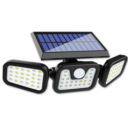 LED Fleksibilni solarna reflektor s senzorjem LED/15W/3,7V 2400 mAh IP54 4500K
