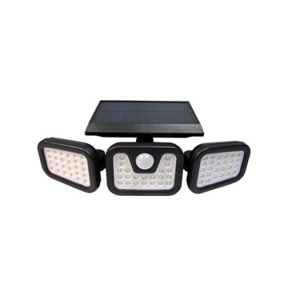 LED Fleksibilni solarna reflektor s senzorjem LED/15W/3,7V 2400 mAh IP54 4500K