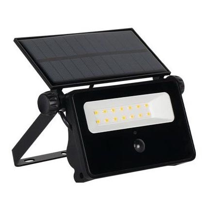 LED Solarni reflektor s senzorjem LED/30W/5,5V 3000 mAh IP65