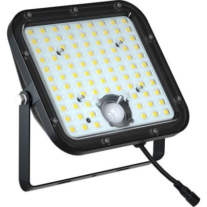 LED Solarni reflektor s senzorjem LED/30W/6,4V 6400K 6000 mAh + Daljinski upravljalnik