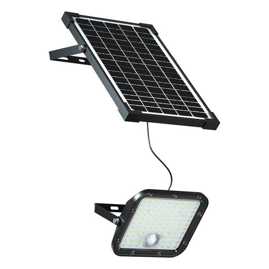 LED Solarni reflektor s senzorjem LED/30W/6,4V 6400K 6000 mAh + Daljinski upravljalnik