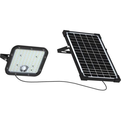 LED Solarni reflektor s senzorjem LED/30W/6,4V 6400K 6000 mAh + Daljinski upravljalnik
