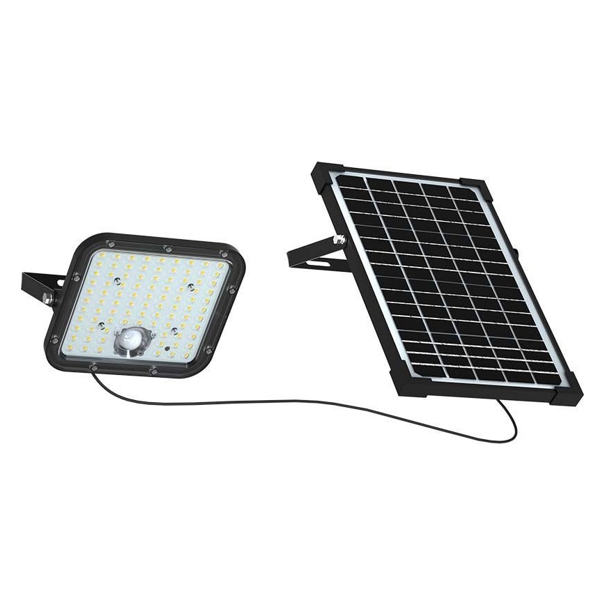 LED Solarni reflektor s senzorjem LED/30W/6,4V 6400K 6000 mAh + Daljinski upravljalnik