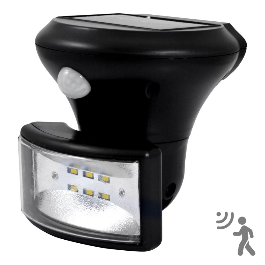 LED Solarni reflektor s senzorjem LED/5W/3,7V 2000 mAh IP44