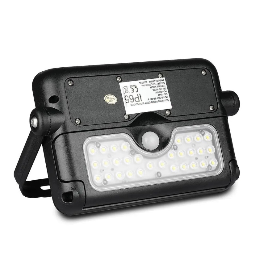 LED Solarni reflektor s senzorjem LED/5W/3,7V IP65 4000K 3000 mAh