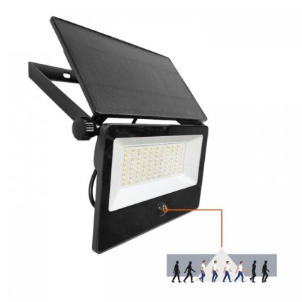 LED sončni reflektor z senzorjem NCS G2 LED/30W/3,7V 3000/4000/6500K IP54 5200 mAh