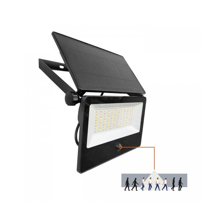 LED sončni reflektor z senzorjem NCS G2 LED/30W/3,7V 3000/4000/6500K IP54 5200 mAh