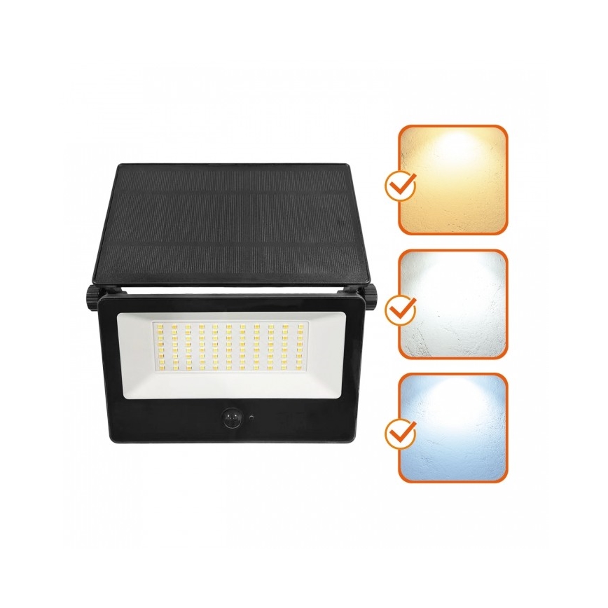LED sončni reflektor z senzorjem NCS G2 LED/30W/3,7V 3000/4000/6500K IP54 5200 mAh