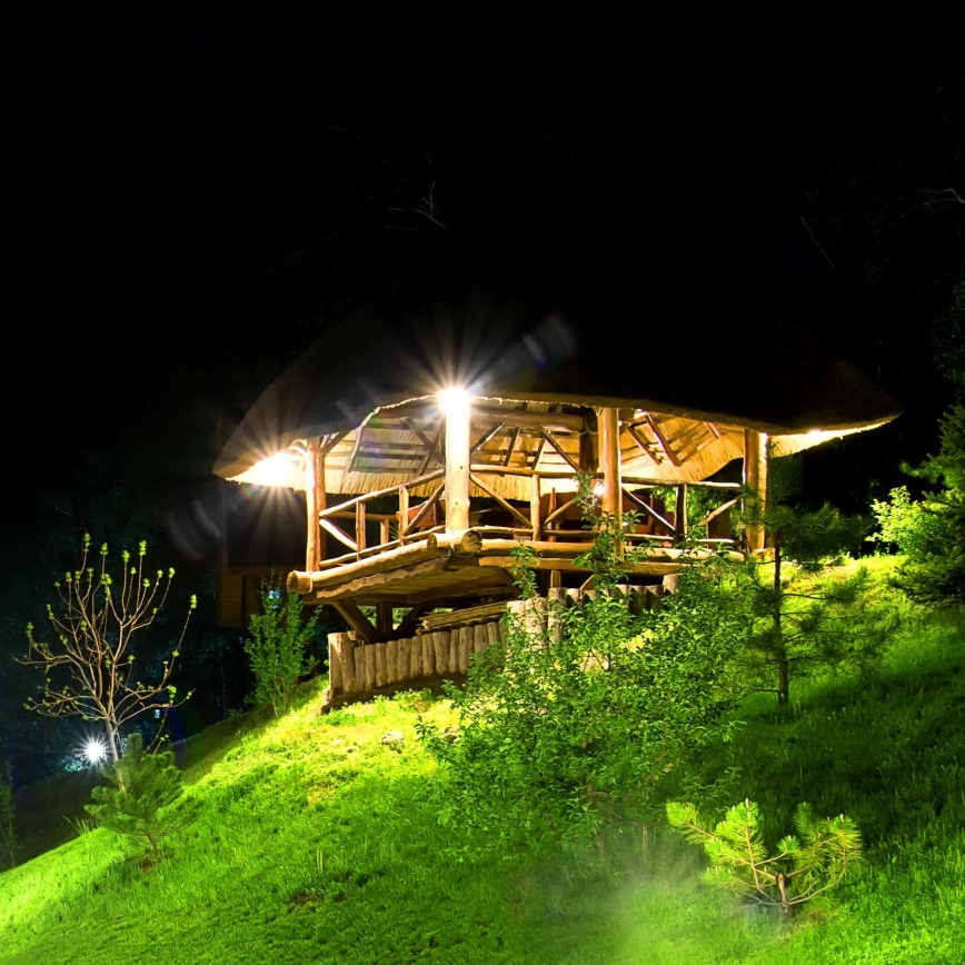 LED Solarni reflektor s senzorjem TRIO LED/0,6W/3,7V 1200 mAh IP44