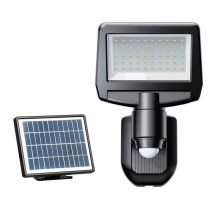 LED Solarni senzorski reflektor TOMI LED/10W/7,4V IP44