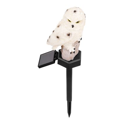 LED solarna dekorativna svetilka s senzorjem 6xLED/1,2V 3000K 40 cm 600 mAh IP44 sova