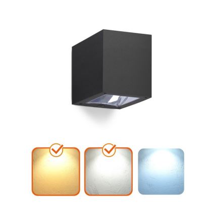 LED sončna stenska svetilka QUERK LED/1,2V 3000/4000K IP54 800 mAh