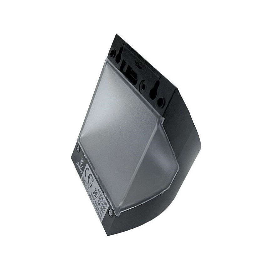 LED solarno stensko svetilo s senzorjem LED/3W/3,7V 3000/4000K 1200 mAh IP54 črna