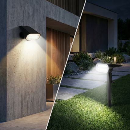 LED sončna svetilka 2 v 1 LED/3,7V 1200 mAh IP54 črna