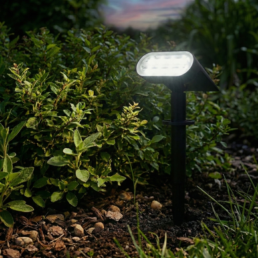 LED sončna svetilka 2 v 1 LED/3,7V 1200 mAh IP54 črna