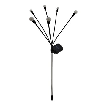 LED sončna svetilka 6xLED/1,2V 300 mAh IP44 črna