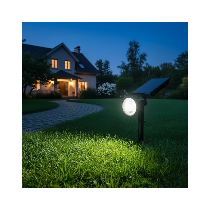 LED sončna svetilka LANCE LED/3,7 V 6000 K IP44 1500 mAh