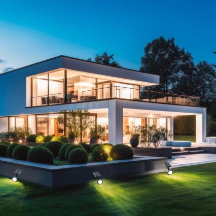 LED sončna svetilka LANCE LED/3,7 V 6000 K IP44 1500 mAh