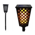 LED sončna svetilka s senzorjem LED/0,6W/5,5V IP65 2000 mAh 107 cm črna