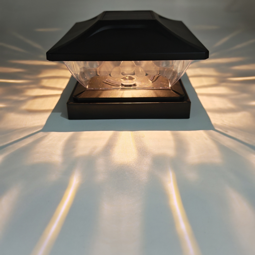 LED sončna svetilka TOYA LED/4,5W/230V 3000/6500K 600 mAh IP44 črna