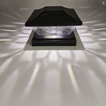 LED sončna svetilka TOYA LED/4,5W/230V 3000/6500K 600 mAh IP44 črna
