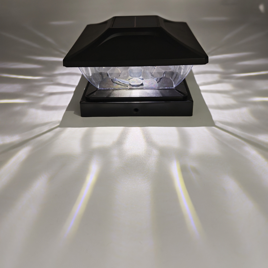 LED sončna svetilka TOYA LED/4,5W/230V 3000/6500K 600 mAh IP44 črna