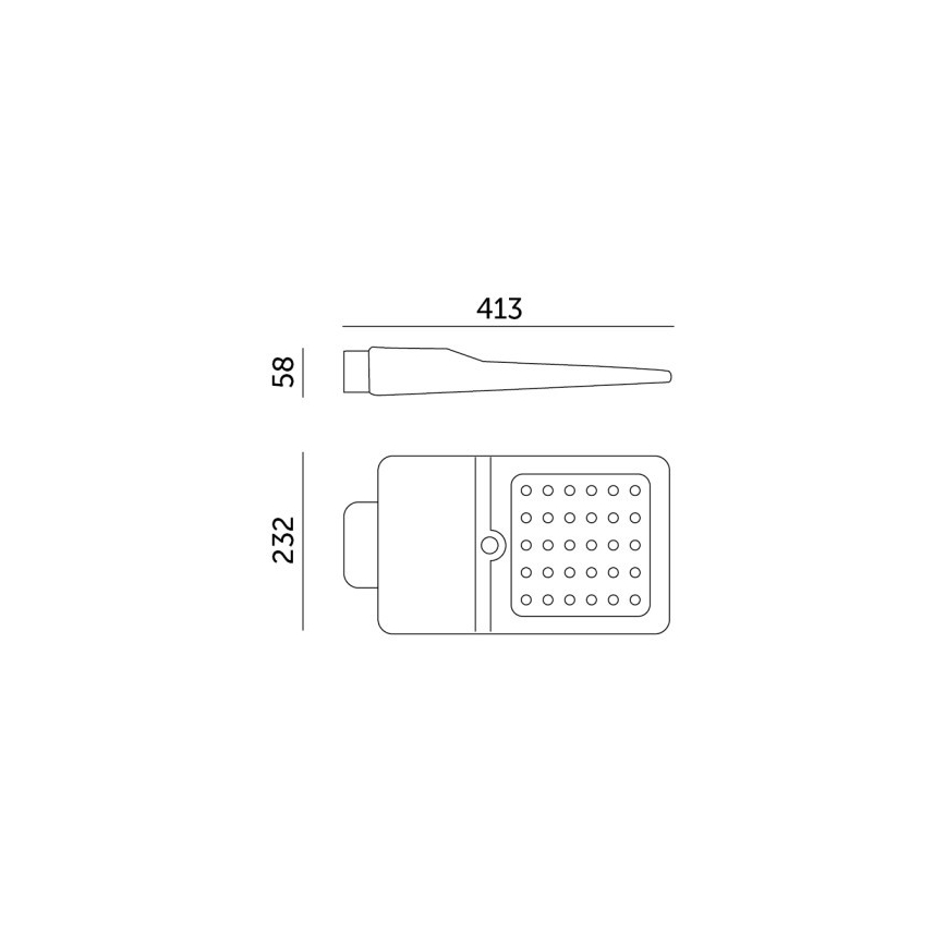 LED sončna ulična svetilka s senzorjem STREET LED/15W/7,4V 4000K IP65 5400 mAh