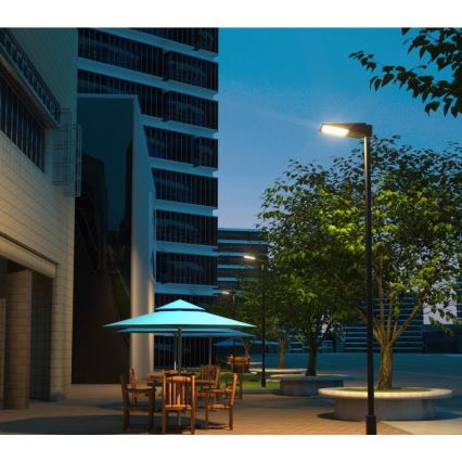 Zatemnjevalna LED sončna ulična svetilka s senzorjem STREET LED/30W/9,6V 3000/4000K 6000 mAh IP65 + daljinski upravljalnik