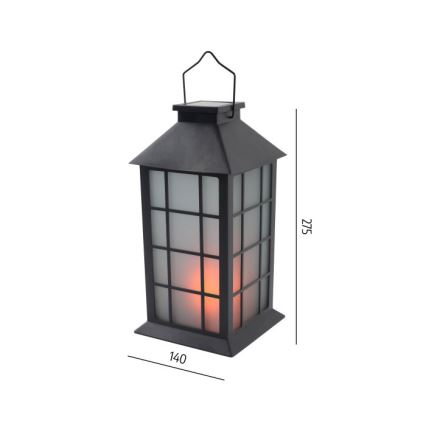 LED sončna viseča svetilka CANDELIO MILKY LED/1xAA 1600K IP44 200 mAh